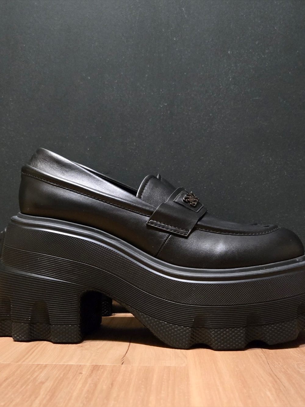 casadei | rock 110mm platform loafers | size: eu 41 (us 11/us 8) - Picture 3 of 14
